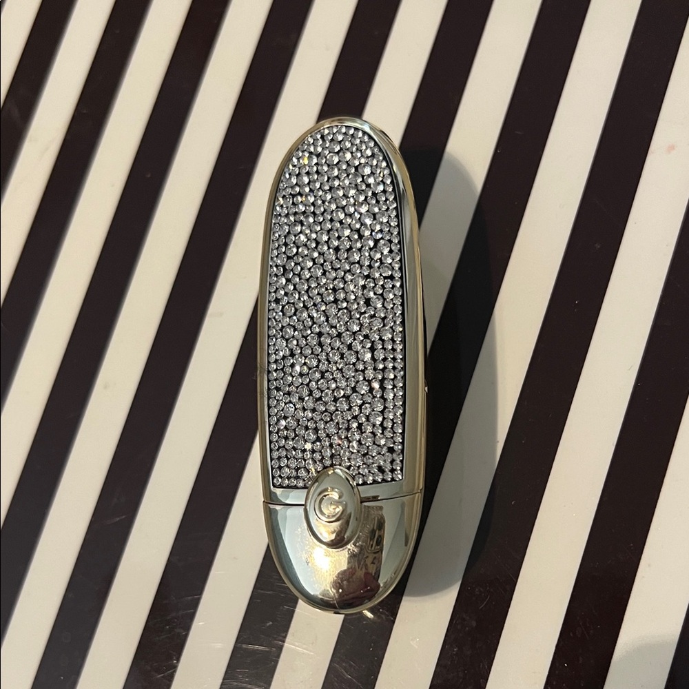Guerlain Paris Crystal Lipstick Case and brand new Lipstick